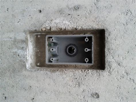 concrete block electrical box|electrical boxes for concrete walls.